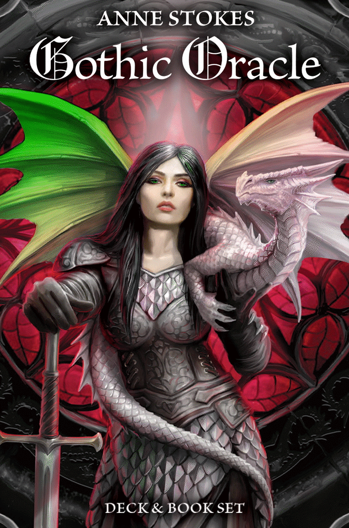 Anne Stokes Gothic Oracle: Deck & Book Set — original deck artwork