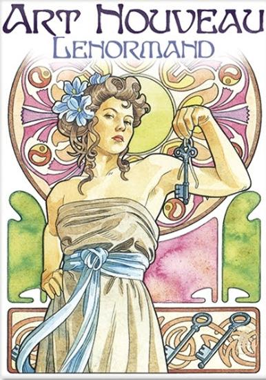 Art Nouveau Lenormand — original deck artwork