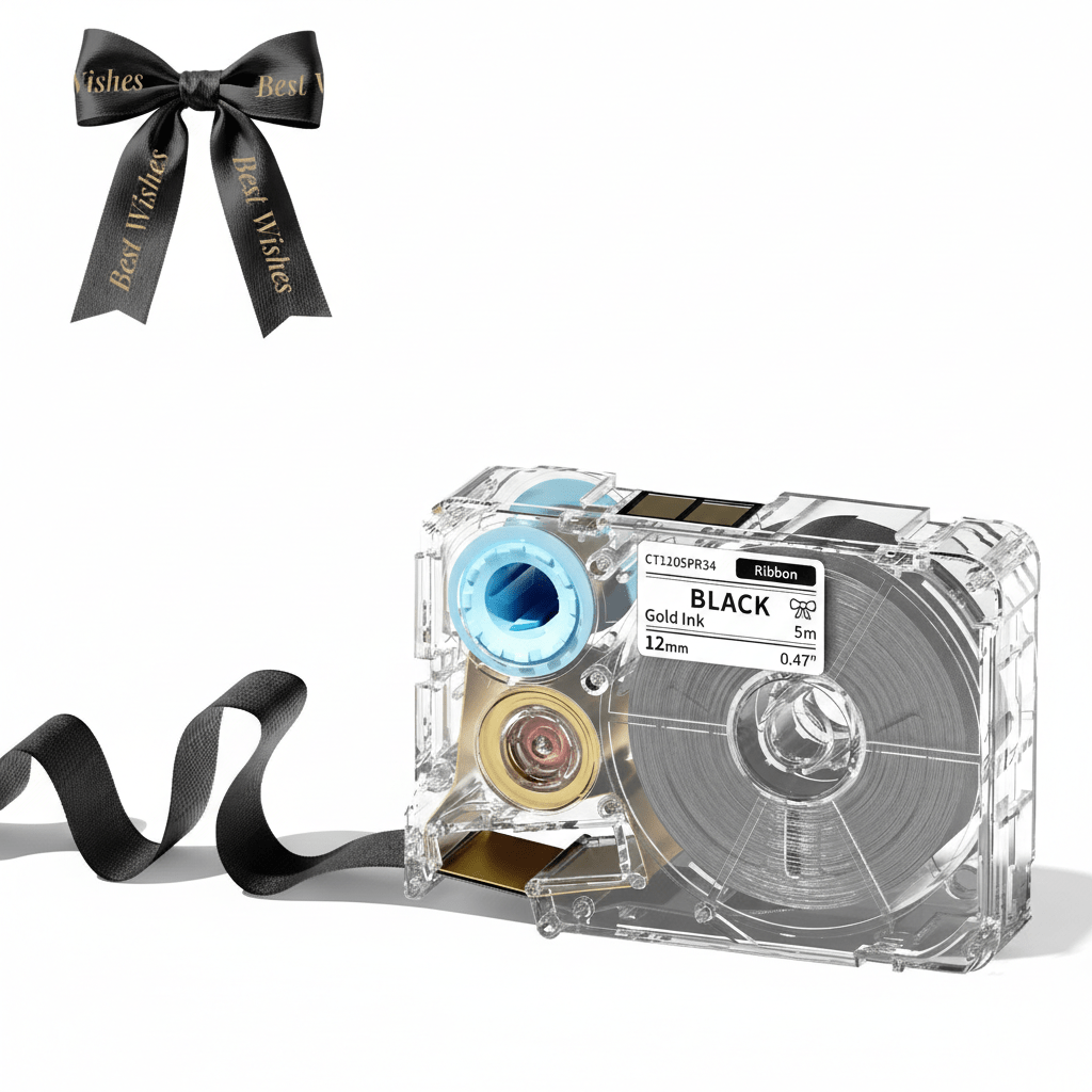 Phomemo T27 12mmx5m Pastel Blue&White&Red Ribbon Label Tapes for P15/A30