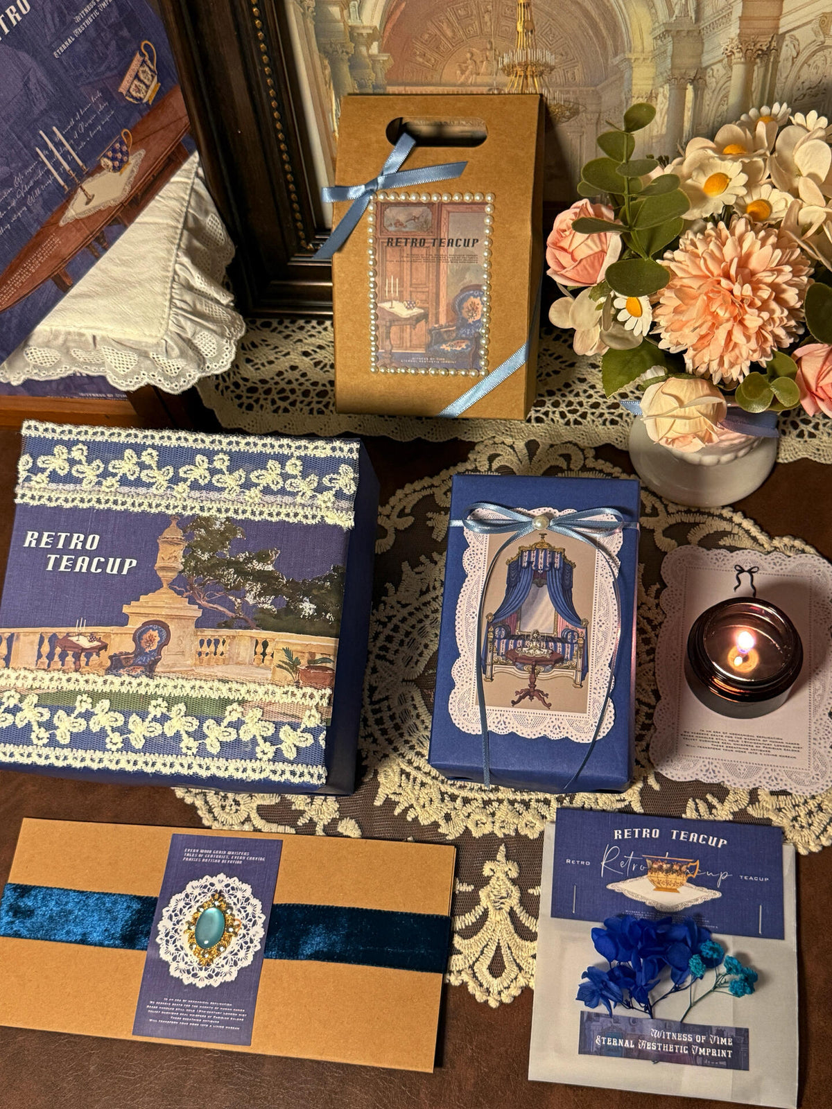 Ice Crystal Starfall — Waite-Style Gold Foil Tarot Deck