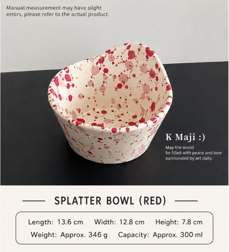 Ink Splash Breakfast Bowl