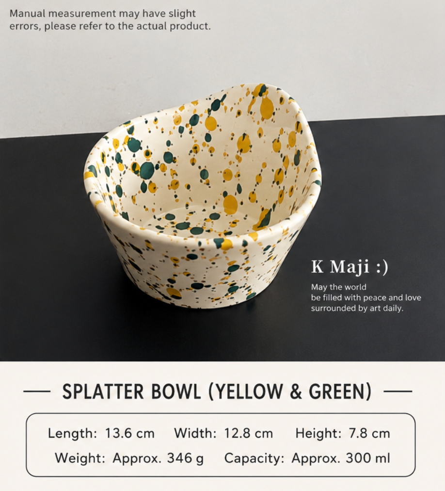Ink Splash Breakfast Bowl