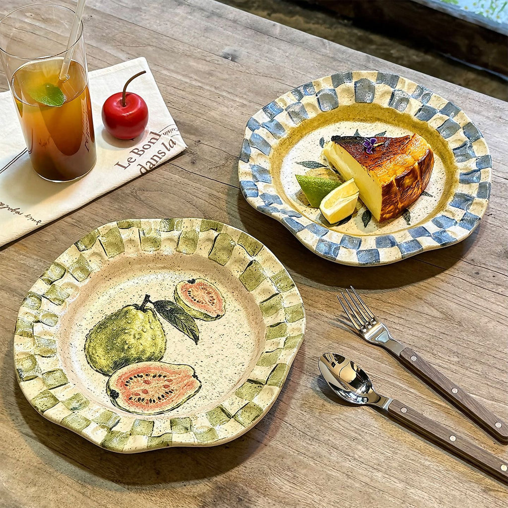 Petite Fleur Hand-Pinched Plate