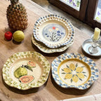 Petite Fleur Hand-Pinched Plate