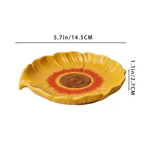 Soleil Sunflower Dessert Plate