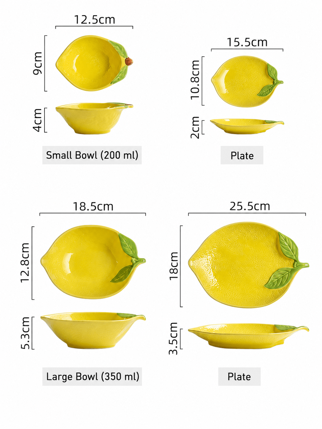 Lemon Slice Ceramic Bowl