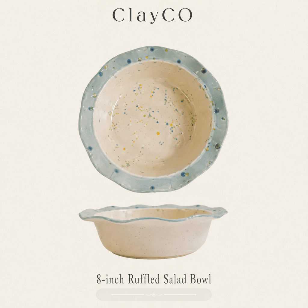 Ink Bloom Ceramic Plate
