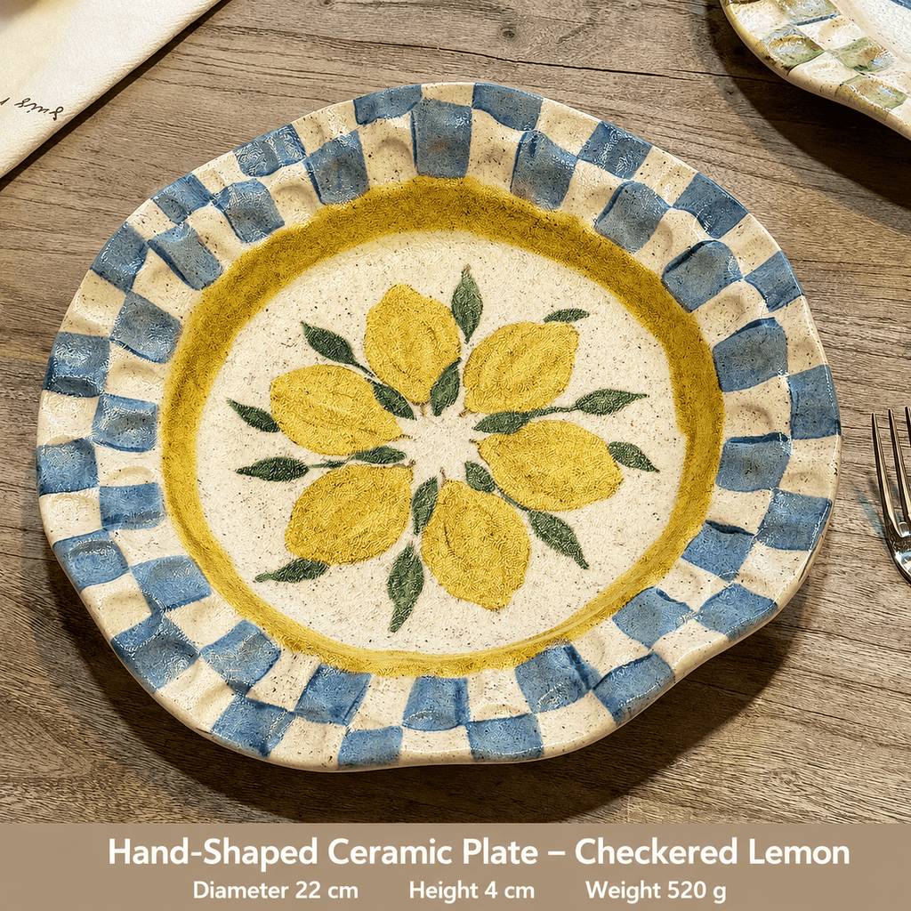 Petite Fleur Hand-Pinched Plate