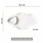 Dumpling & Dip Serving Plate