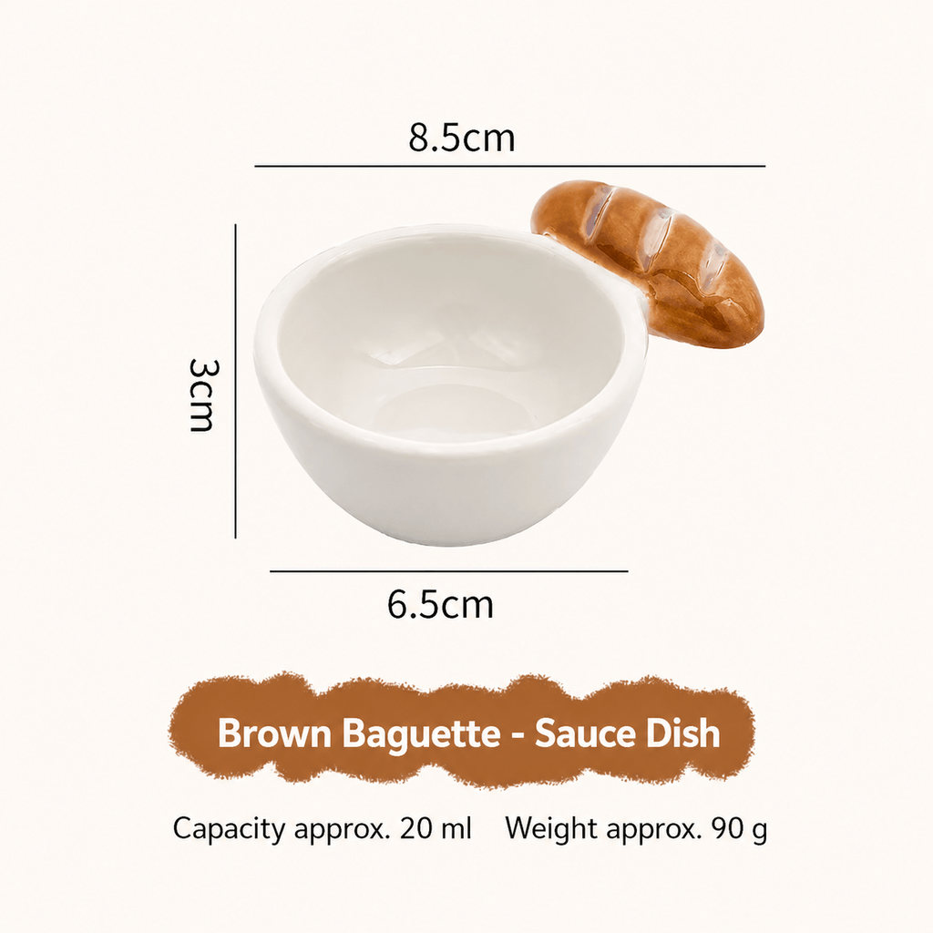 Baguette Handle Condiment Dish