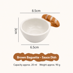 Baguette Handle Condiment Dish
