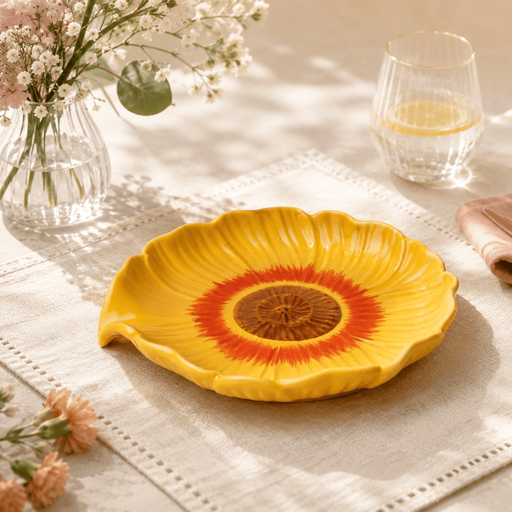 Soleil Sunflower Dessert Plate