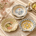 Petite Fleur Hand-Pinched Plate