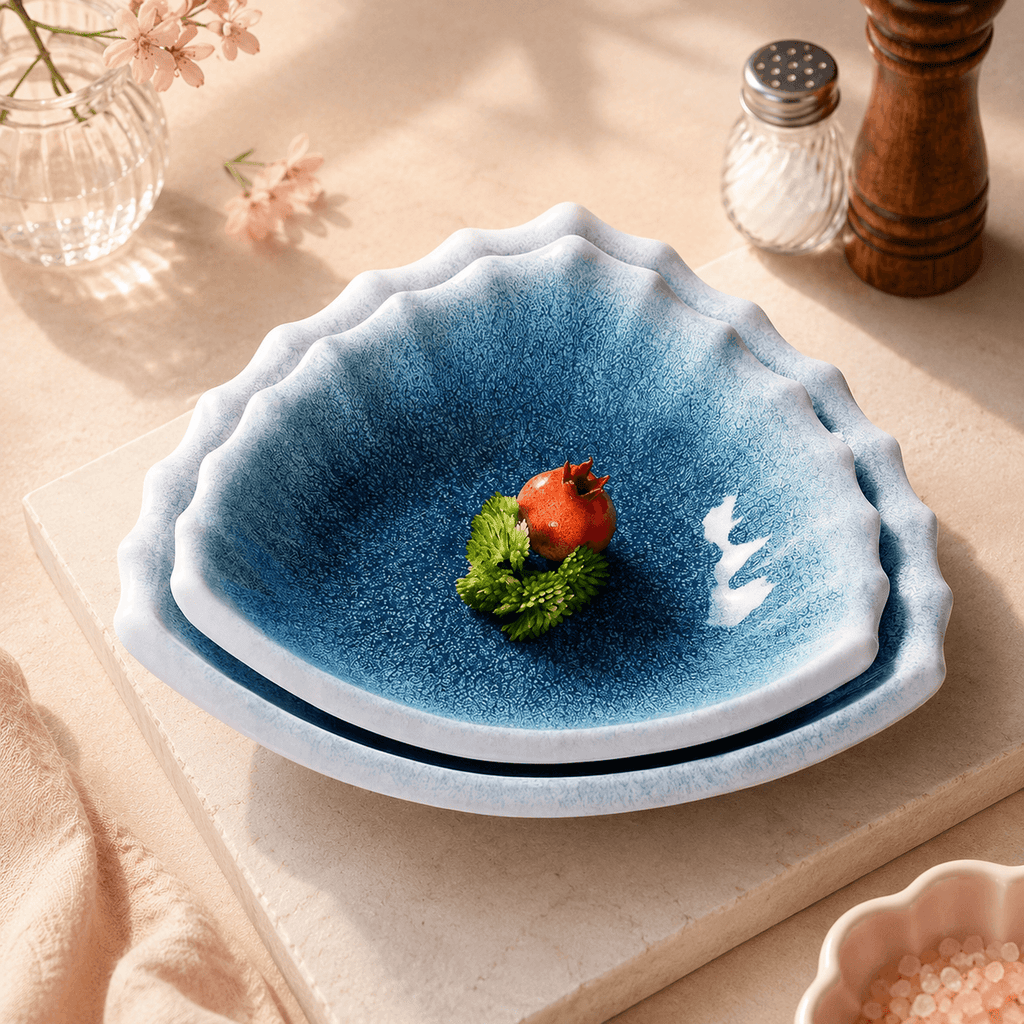 Blue Diamond Triangle Plate