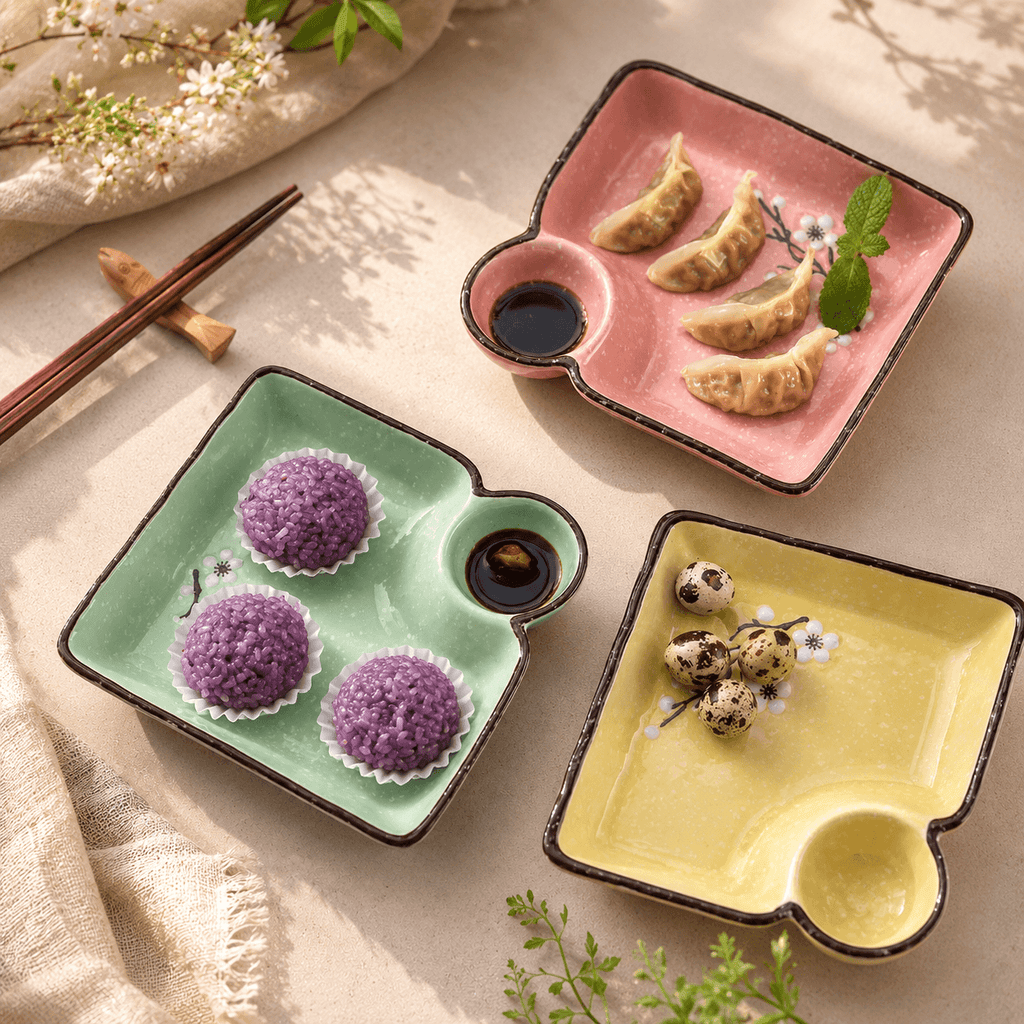 Plum Blossom Divided Plate