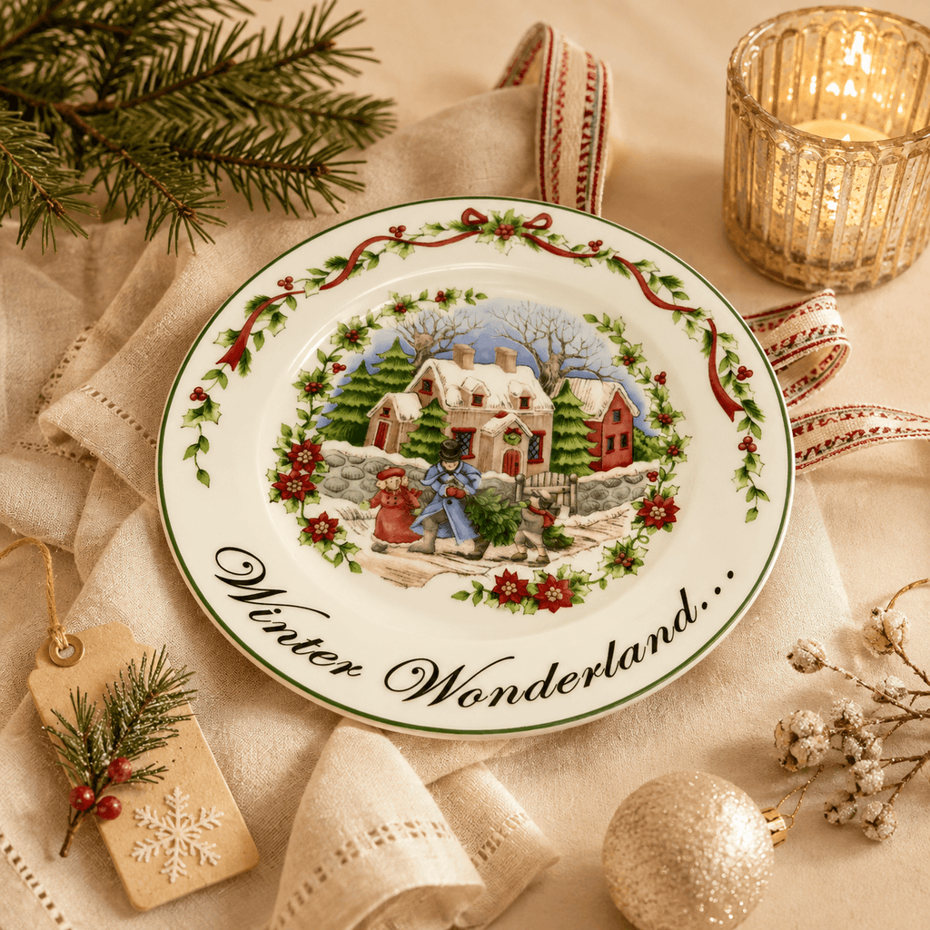 Festive Christmas Breakfast Plate