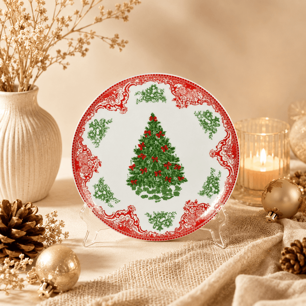 Festive Christmas Breakfast Plate