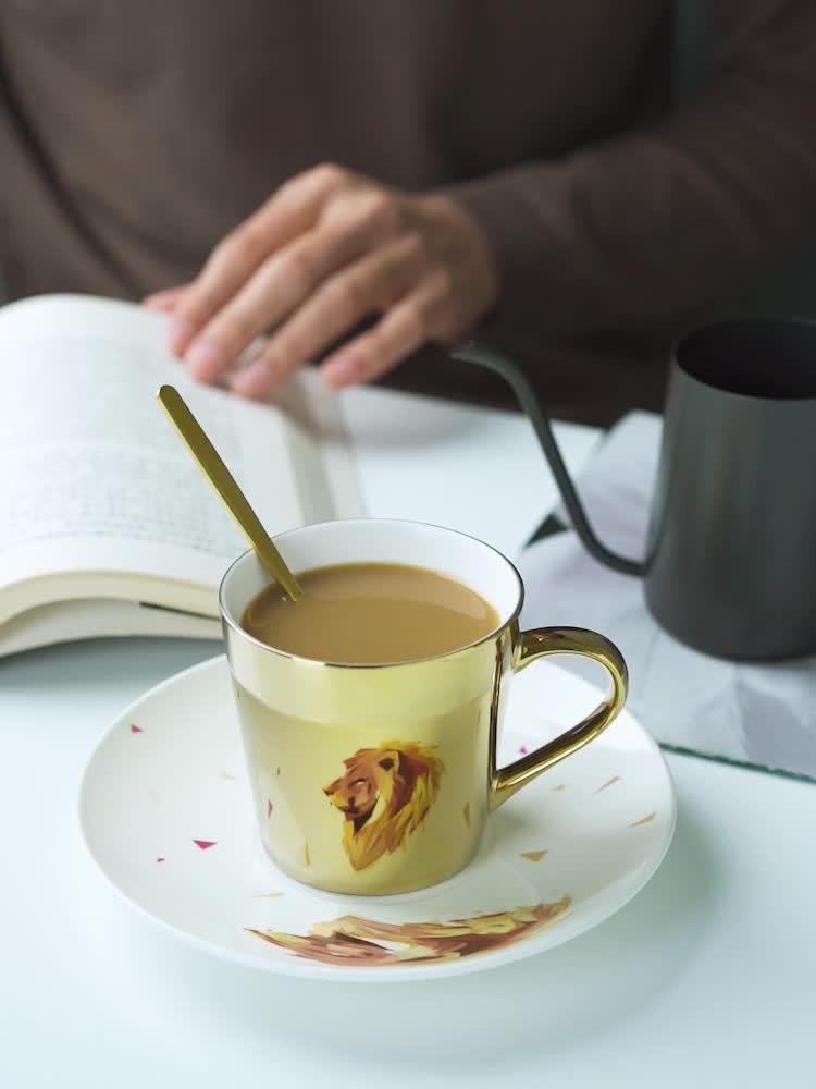 Golden Reflection Cup & Saucer