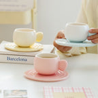 Morandi Cream Ceramic Coffee Cup