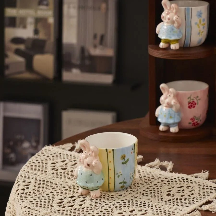Bunny Hug Ceramic Mug