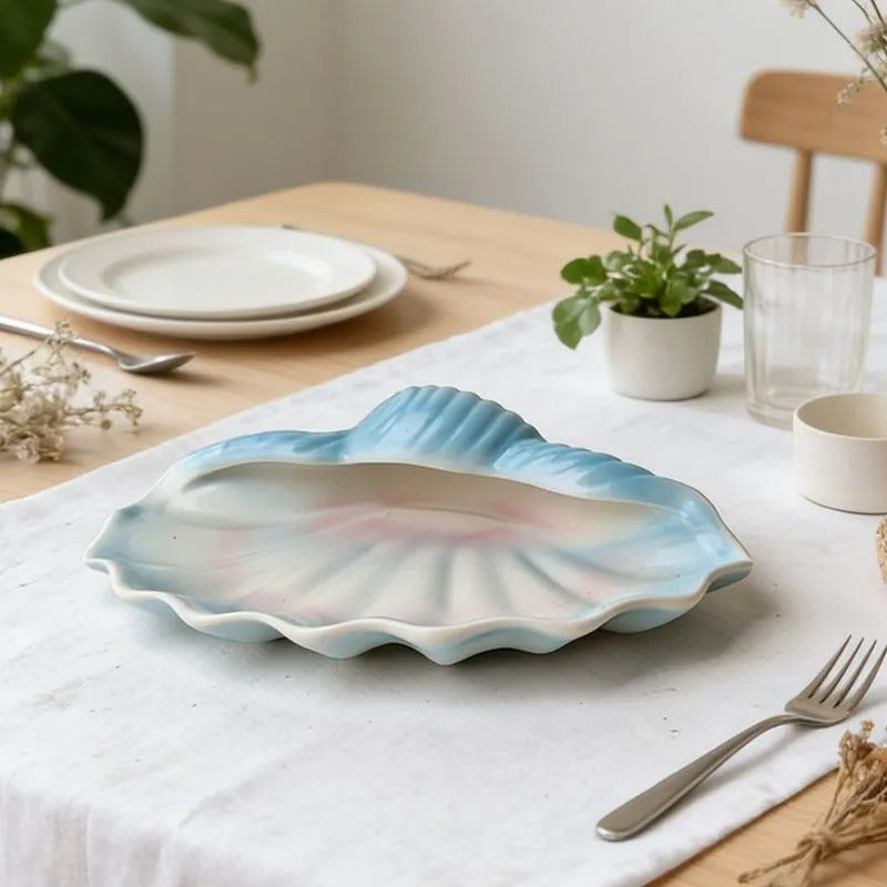 Seashell Sculptural Serving Plate