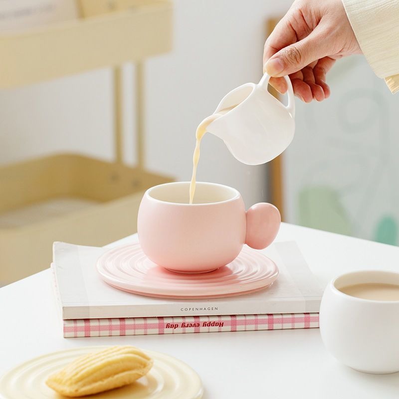 Morandi Cream Ceramic Coffee Cup