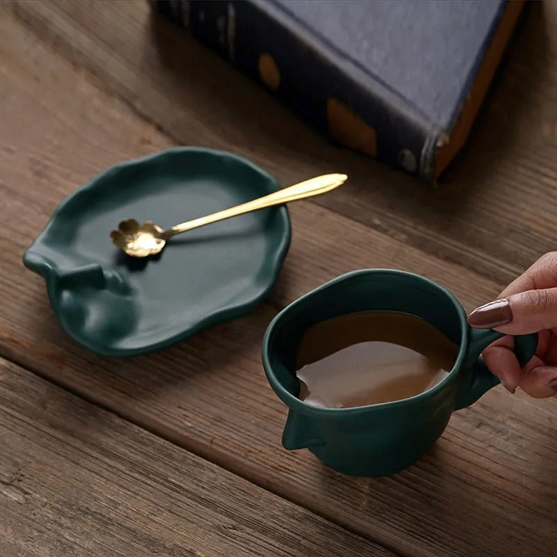 Sculpted Atelier Cup & Saucer