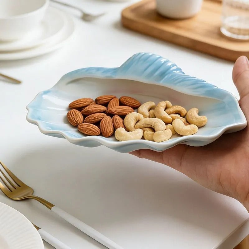 Seashell Sculptural Serving Plate