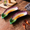 Aubergine Sculptural Plate