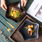 Kissa Deep Rim Ceramic Plate