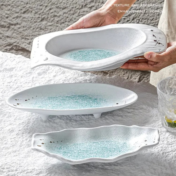 Freeform Melamine Serving Plate