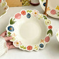 Fleur Relief Dessert Plate