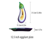 Aubergine Sculptural Plate