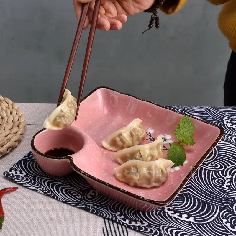 Plum Blossom Divided Plate