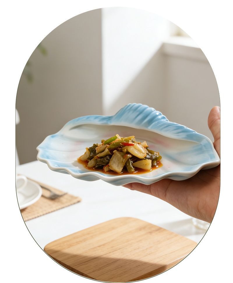 Seashell Sculptural Serving Plate
