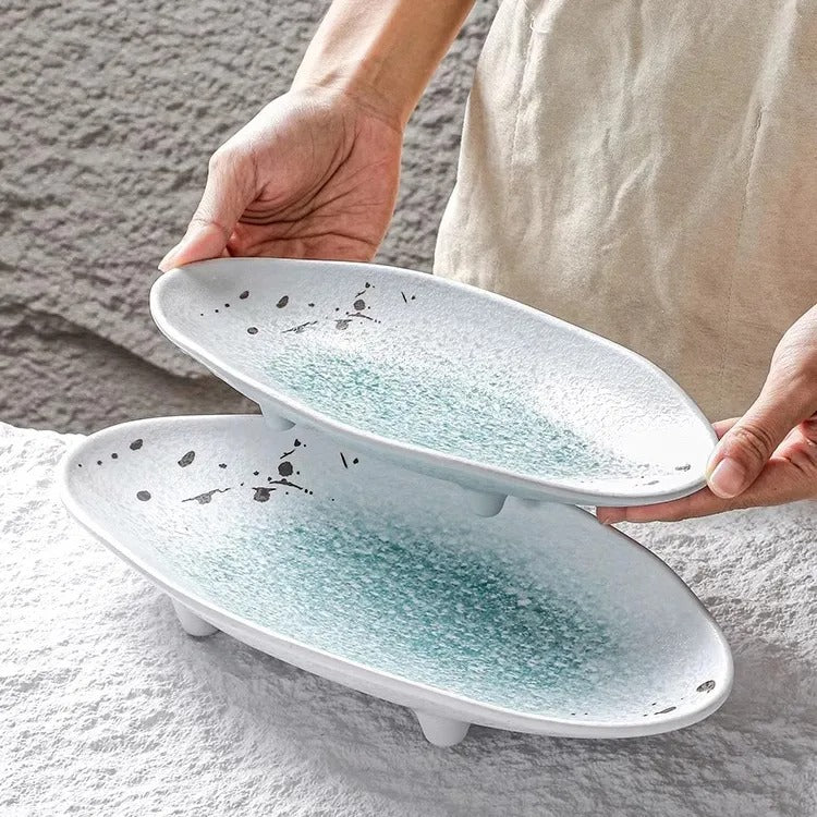 Freeform Melamine Serving Plate