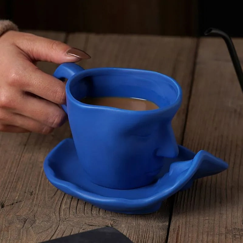 Sculpted Atelier Cup & Saucer