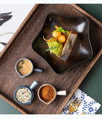 Kissa Deep Rim Ceramic Plate