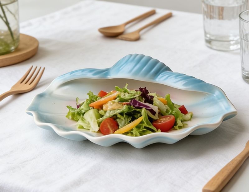 Seashell Sculptural Serving Plate