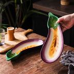 Aubergine Sculptural Plate