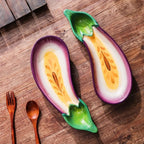 Aubergine Sculptural Plate