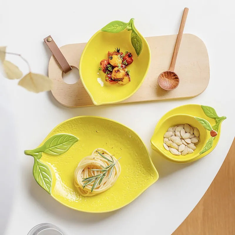 Lemon Slice Ceramic Bowl