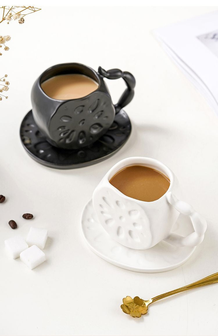 Lotus Root Sculptural Mug
