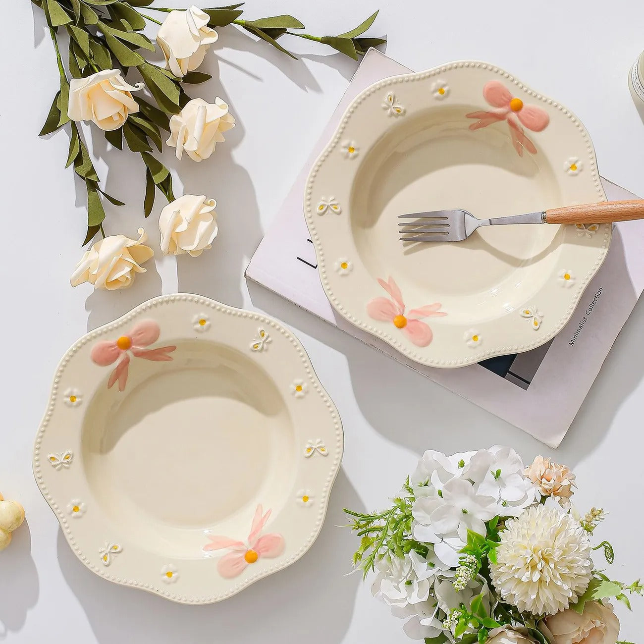 Coquette Bow Pasta Plate