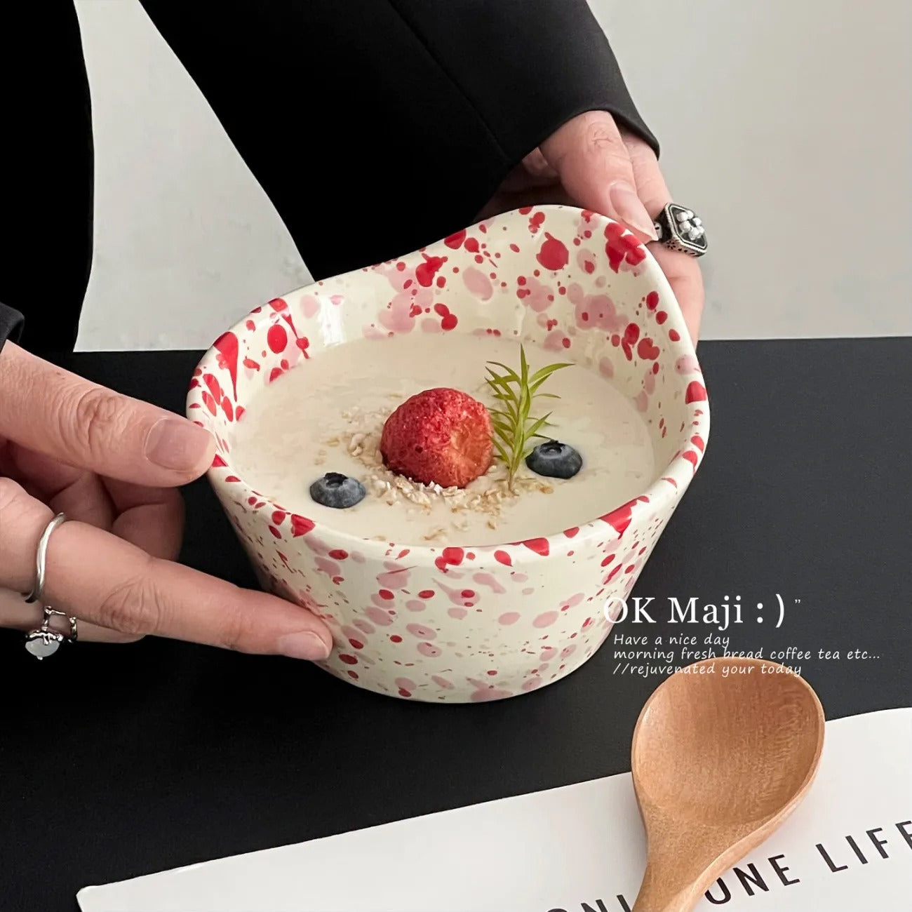 Ink Splash Breakfast Bowl