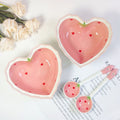 Strawberry Heart Ceramic Bowl