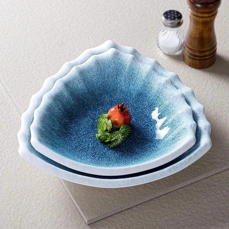 Blue Diamond Triangle Plate
