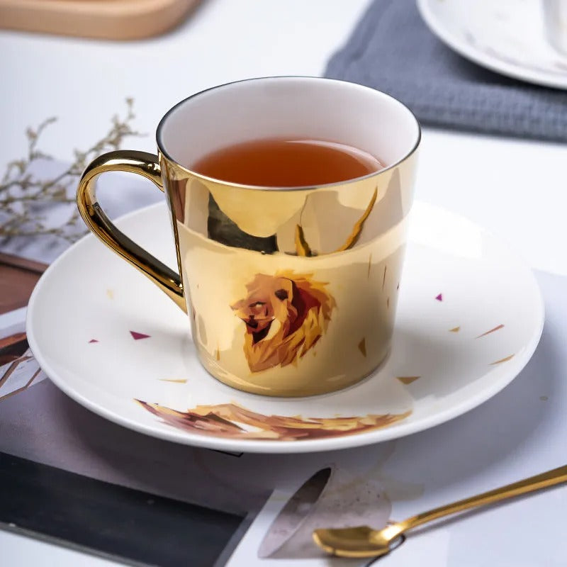 Golden Reflection Cup & Saucer