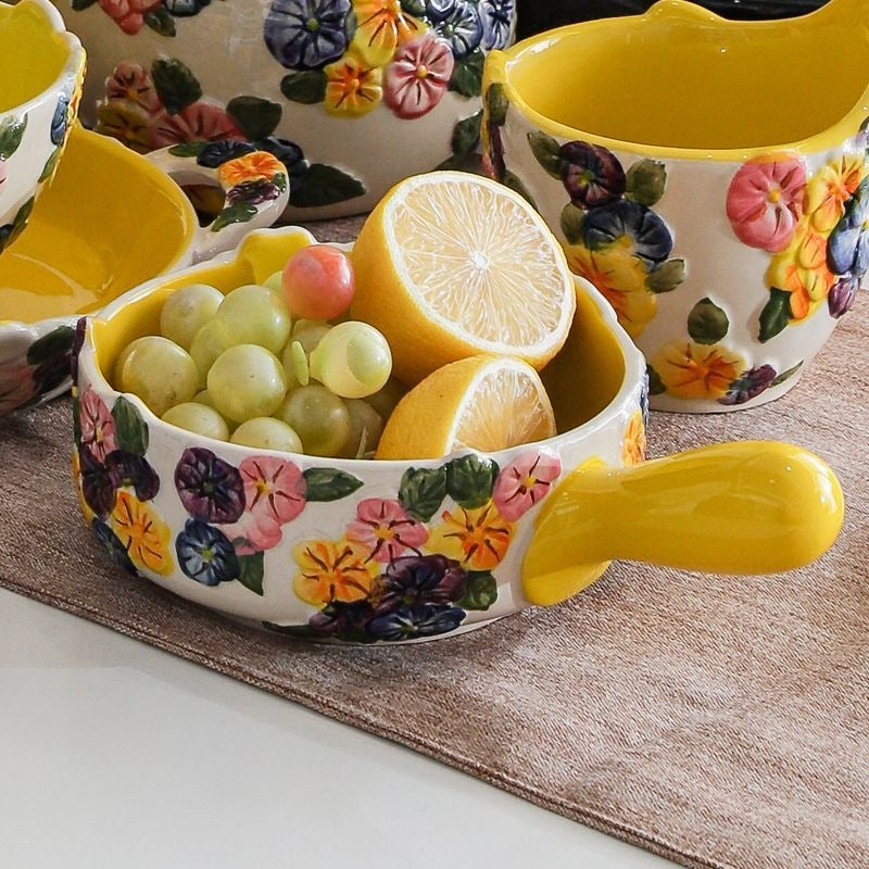 Heritage Relief Handle Bowl