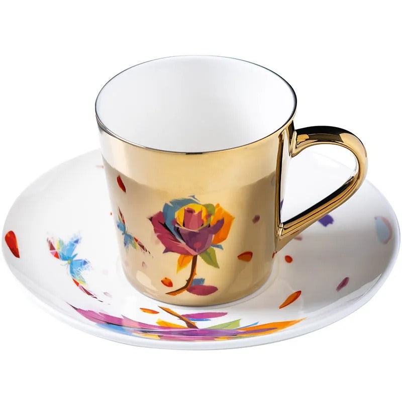 Golden Reflection Cup & Saucer